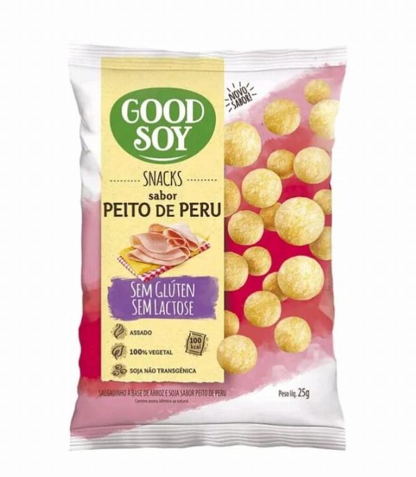 Snack de soja de peito de peru 25g