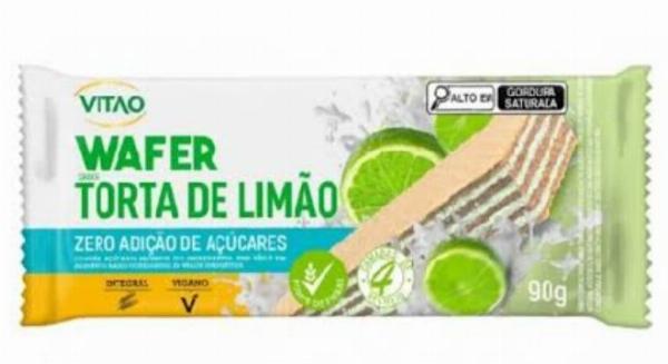 Wafer torta de limão 90g zero açucar