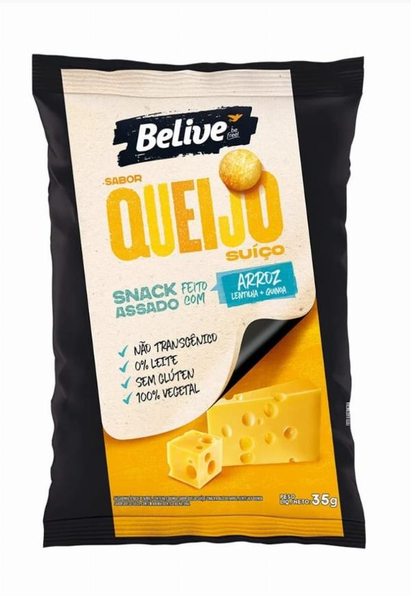 Snack arroz de queijo suiço 35g