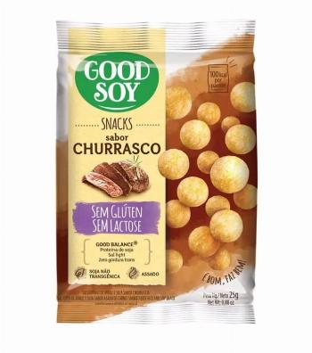 Snack de soja de churrasco 25g