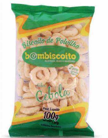 Biscoito de polvilho cebola e salsa 100g s/gluten