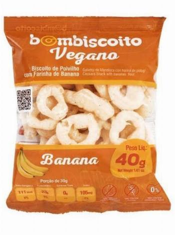 Biscoito de polvilho vegano 40g s/gluten